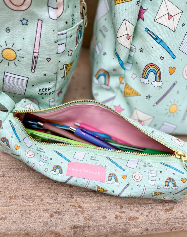 School Doodles Pencil Pouch, 2 of 3