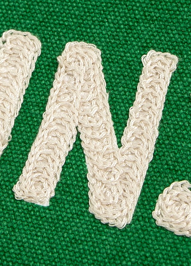 Mountains And Back Embroidered Canvas Banner, 3 of 6