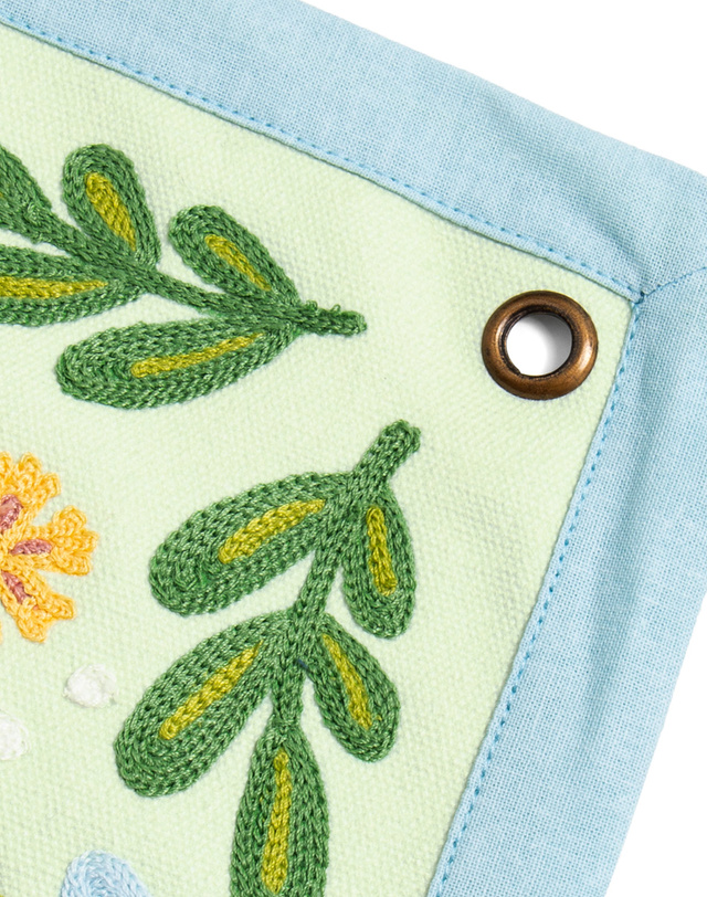 Home Little House on the Prairie Embroidered Canvas Banner, 4 of 4