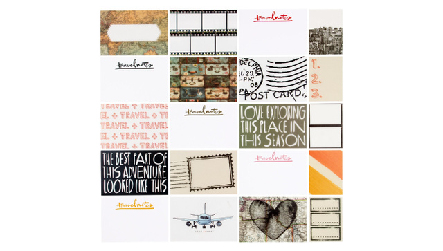 Travel 2025 3×4 and 4×6 Specialty Journal Card Pack, 1 of 3