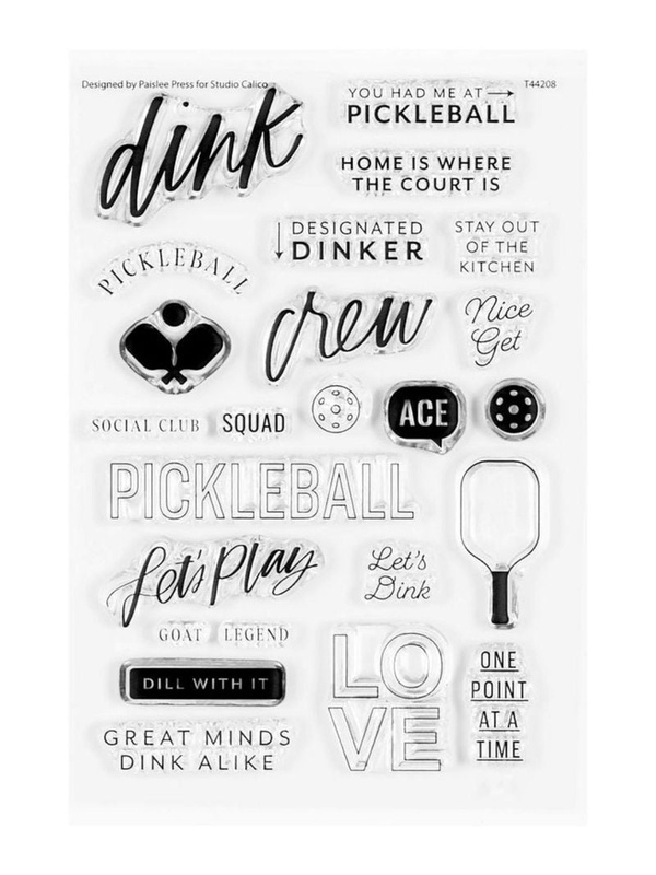 Stamp Set : 4×6 Pickleball by Paislee Press, 1 of 3