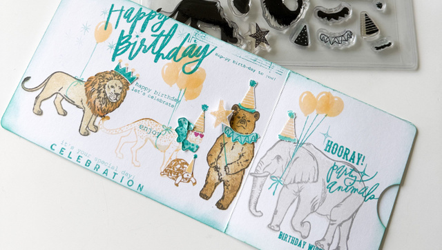 Stamp Set : 6×8 Party Animals, 5 of 6