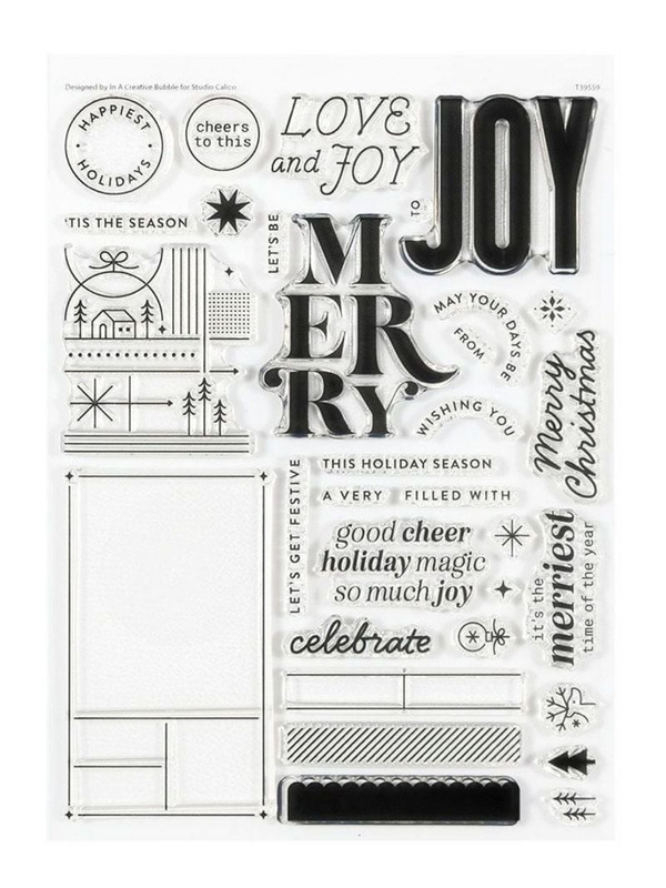 Stamp Set : 6×8 Christmas Gift Tags by In a Creative Bubble, 1 of 2