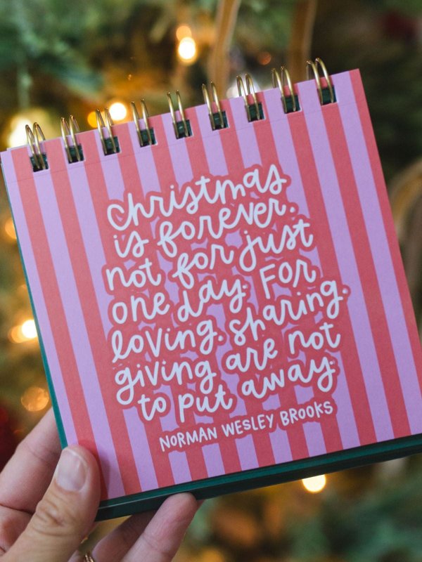 25 Days Of Christmas - Quotes + Prompts Advent Desk Calendar, 6 of 13