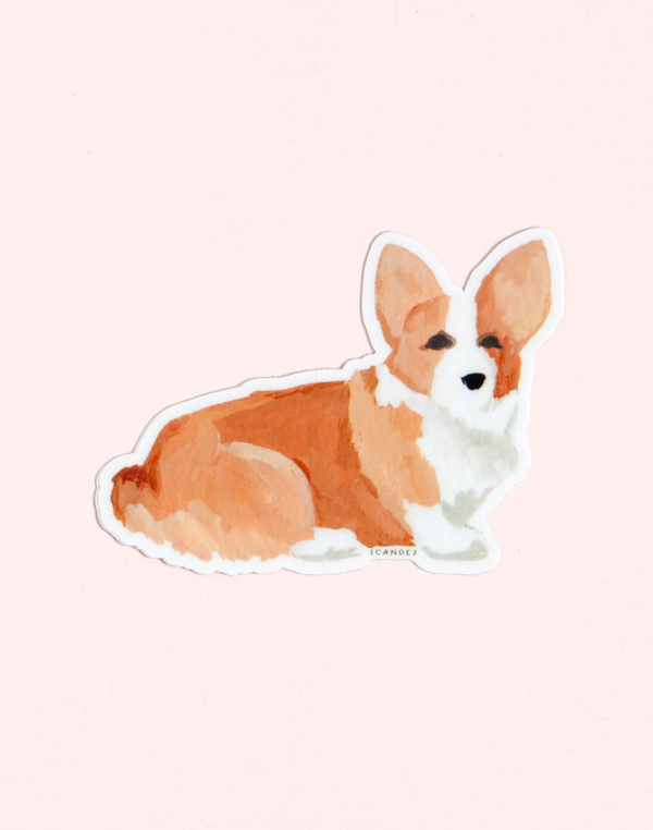 Corgi Decal Sticker, 1 of 2