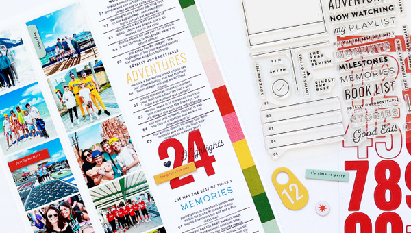 Stamp Set : 6×8 Highlights, 3 of 8