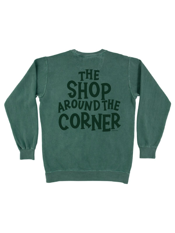 The Shop Around the Corner Sweatshirt - Blue Spruce, 6 of 6