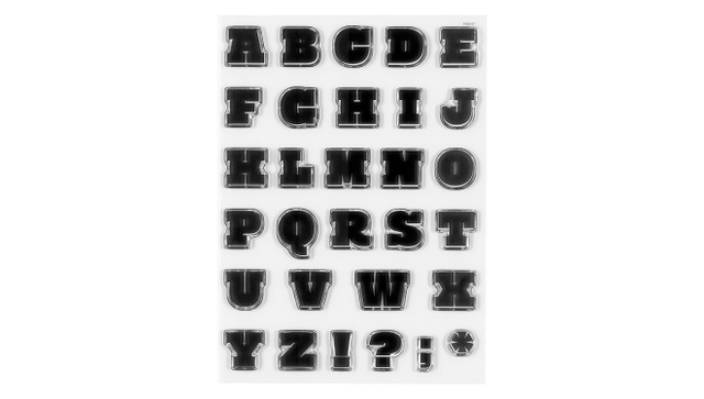 Alphas Are Awesome #18 6×8 Stamp Set, 1 of 2