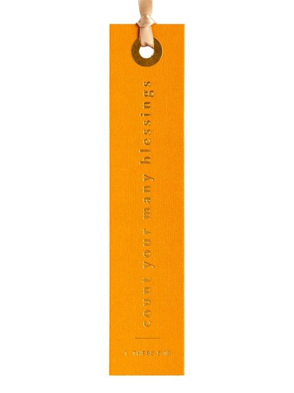 Count Your Many Blessings Scripture Bookmark, 2 of 2