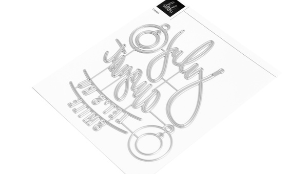 Metal Die Set - July & August, 2 of 2