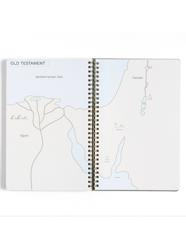 Black Bible Study Spiral Notebook with Reference Maps, 3 of 9
