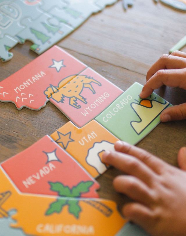 USA - 110 Piece Educational Jigsaw Puzzle, 3 of 8