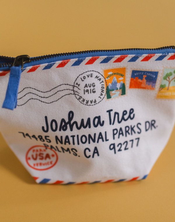 Deliver To Joshua Tree National Park Canvas Pouch, 2 of 4