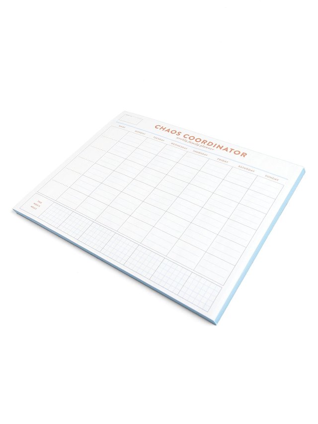 Chaos Coordinator Family Planner 8.5×11 Notepad, 2 of 3