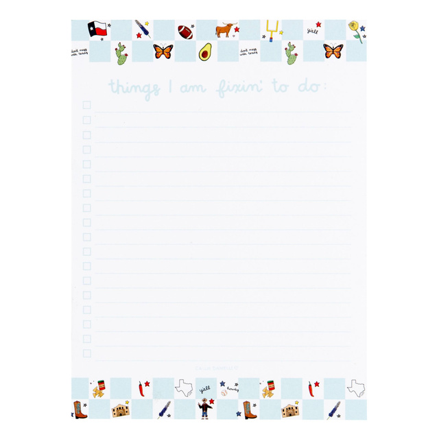 Texas Western Checkerboard Notepad, 1 of 3