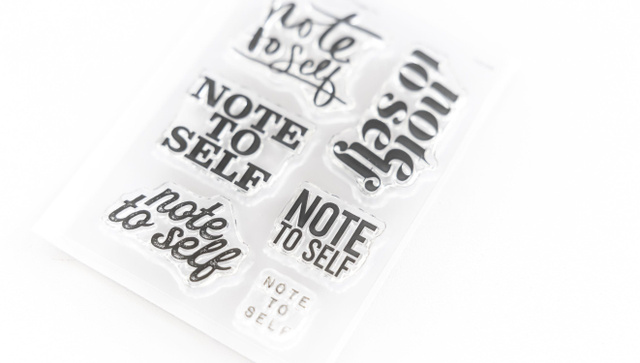 Stamp Set : 3×4 Note To Self, 2 of 2