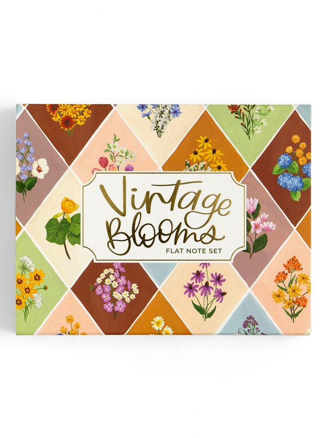 Vintage Blooms Floral Flat Note Set, 3 of 4