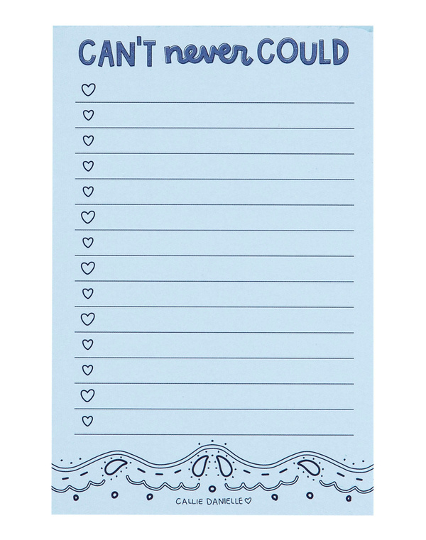 Can't Never Could Southern Notepad, 1 of 2