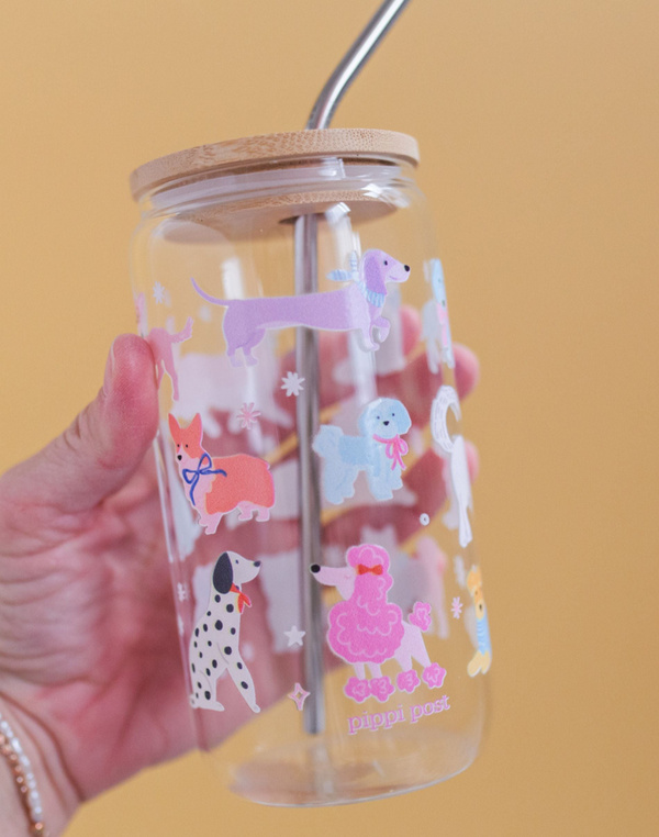 Dapper Dogs Glass Can, 3 of 6