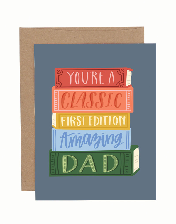 First Edition Dad Greeting Card, 1 of 1
