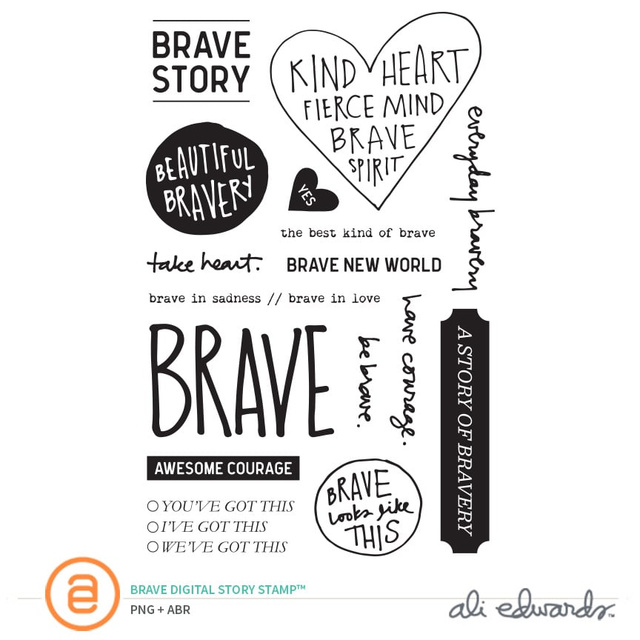 Brave Digital Story Stamp™, 1 of 1