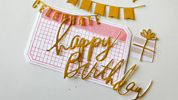 Metal Die Set : Birthday, 5 of 5