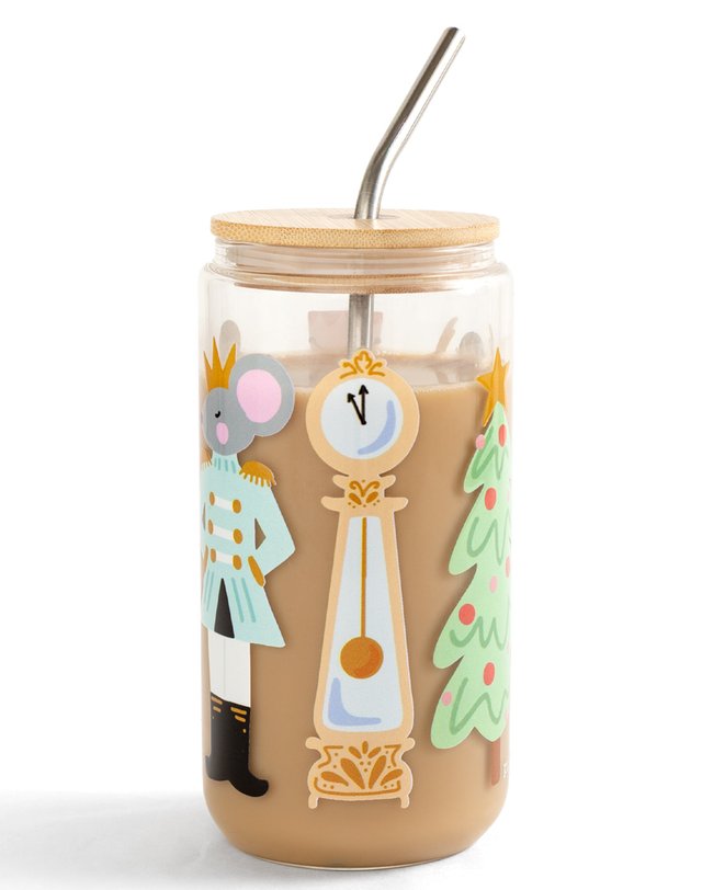 The Nutcracker Christmas Glass Can, 5 of 6
