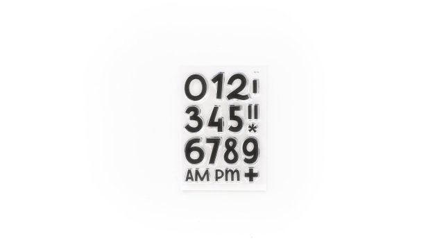 Numbers Are Awesome #5 4×6 Stamp Set, 1 of 2