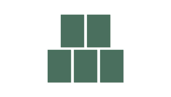 Color Collective 5×7 Cardstock Sticker Paper - Evergreen, 1 of 3