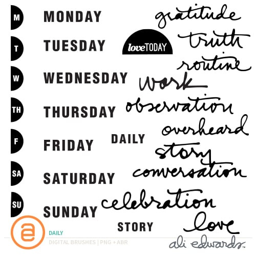 Daily Digital Story Stamp™, 1 of 7