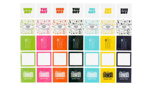 Week In The Life™ 2026 Plastic Die Cut Pack, 1 of 3