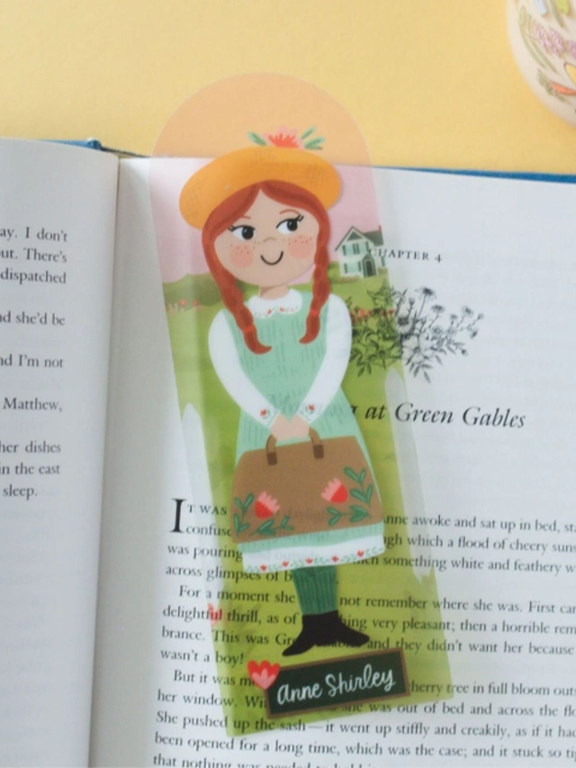 Anne of Green Gables Anne Shirley Transparent Bookmark, 1 of 3