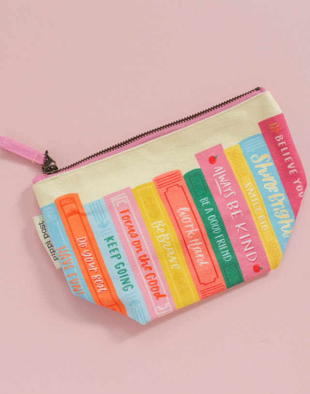 Affirmations Books Canvas Pouch, 4 of 4