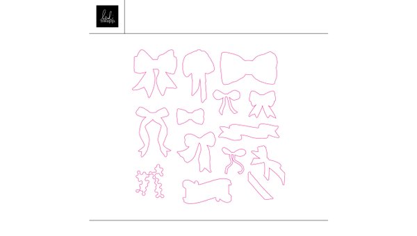 February 2025 Stamp Society - Bows Cut File, 1 of 1