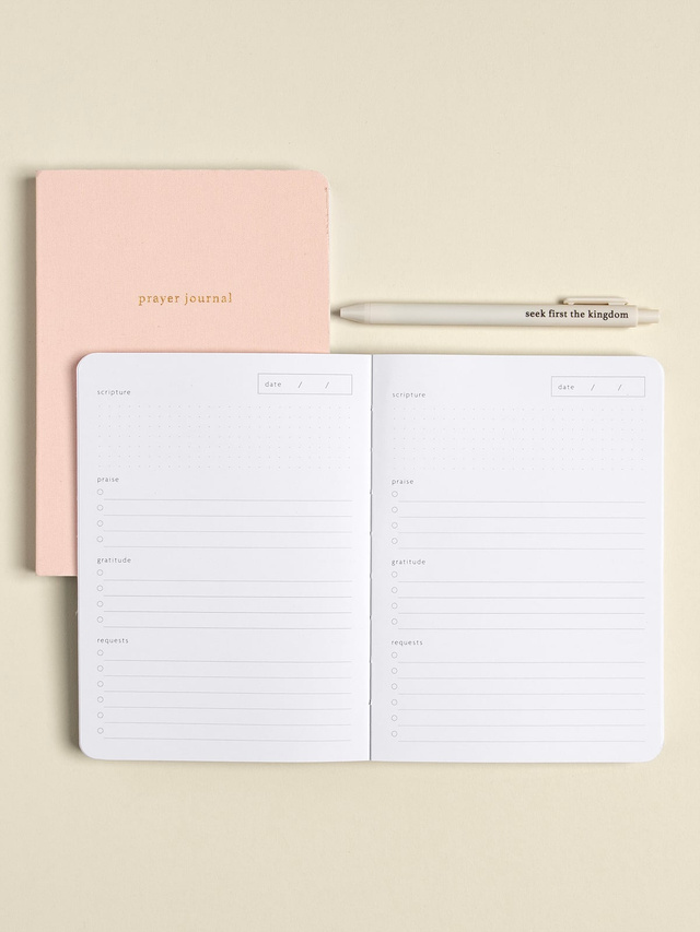 Blush Pink Guided Prayer & Reflection Journal, 3 of 8