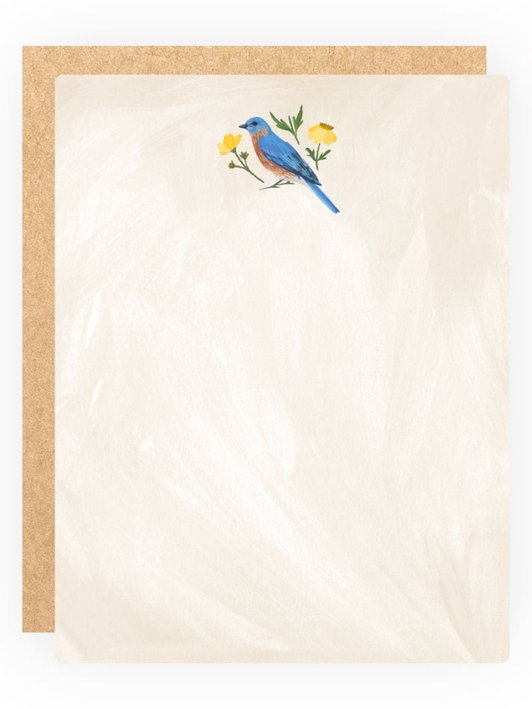 Feathered Friends Birds & Florals Flat Note Set, 4 of 8