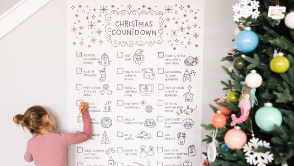 Christmas Countdown Printable Poster, 2 of 4