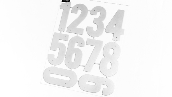 Metal Die Set : Storytellers Numbers - Solid, 4 of 4
