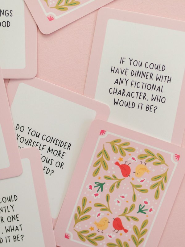 Ask Away Conversation Game - Deck of Cards + Storage Tin, 2 of 7