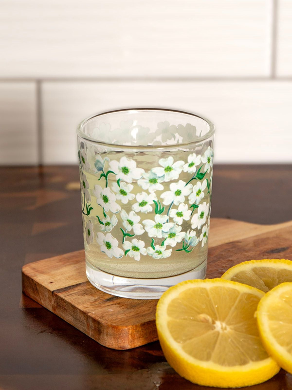 Magnolia Floral Short Juice Glass, 1 of 4
