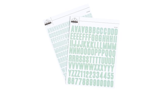 Color Collective 5×7 Cardstock Alphabet Sticker - Minty, 1 of 1