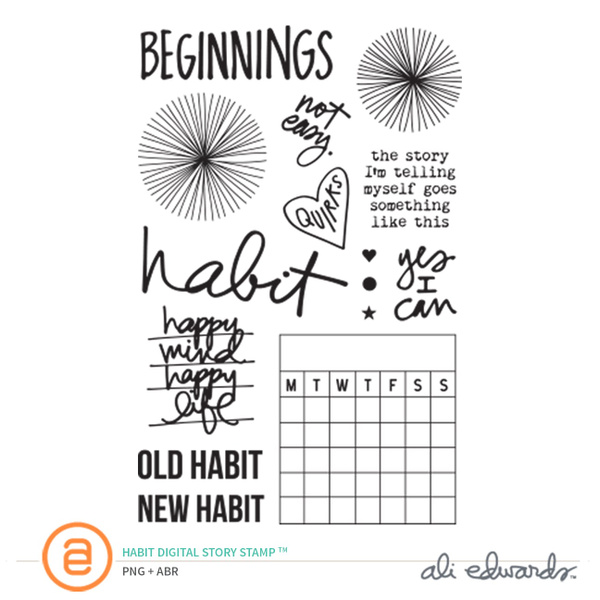 Habit Digital Story Stamp™ , 1 of 1
