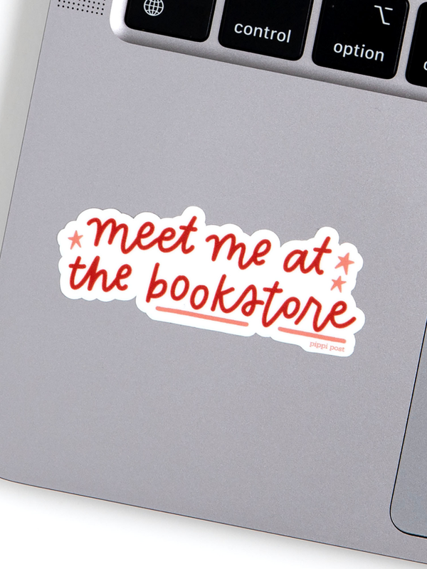 Meet Me At The Bookstore Decal Sticker, 2 of 2