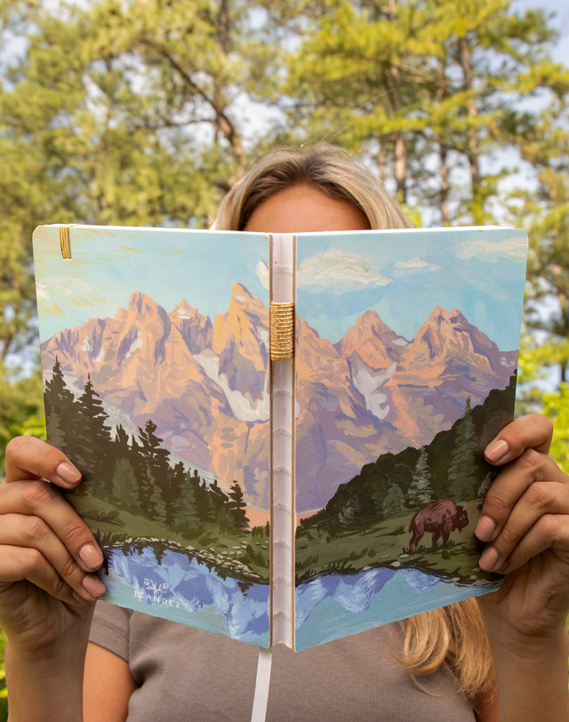 Grand Teton Lined Lay Flat Journal, 1 of 6