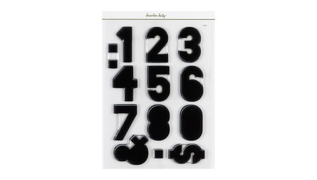 Numbers 6×8 Stamp Set, 1 of 2