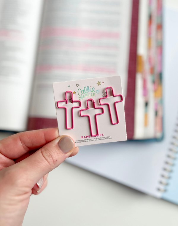 Pink Cross Paperclips, 4 of 4