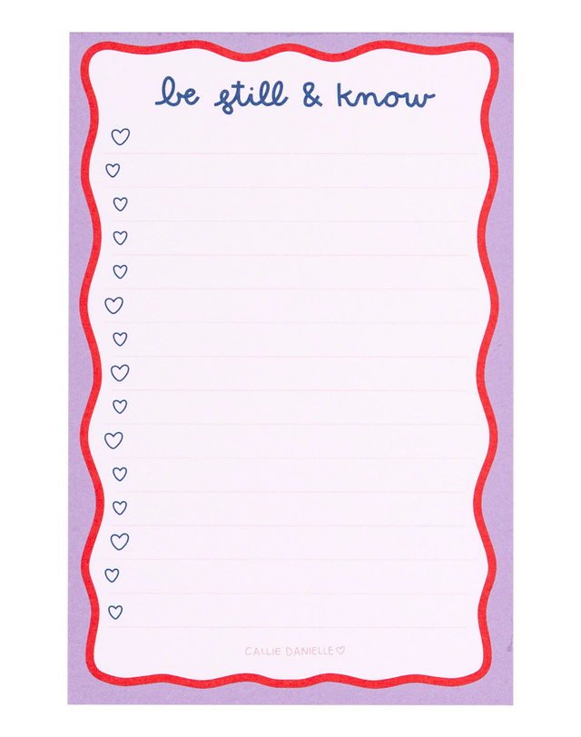 Be Still & Know Notepad, 4 of 5