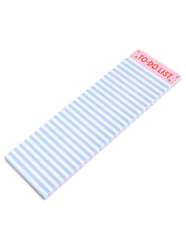 Blue Stripe To Do List 4×12 Notepad, 2 of 2