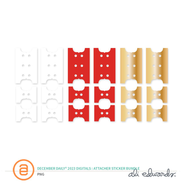 December Daily® 2023 Digital Attacher Sticker Bundle, 1 of 1