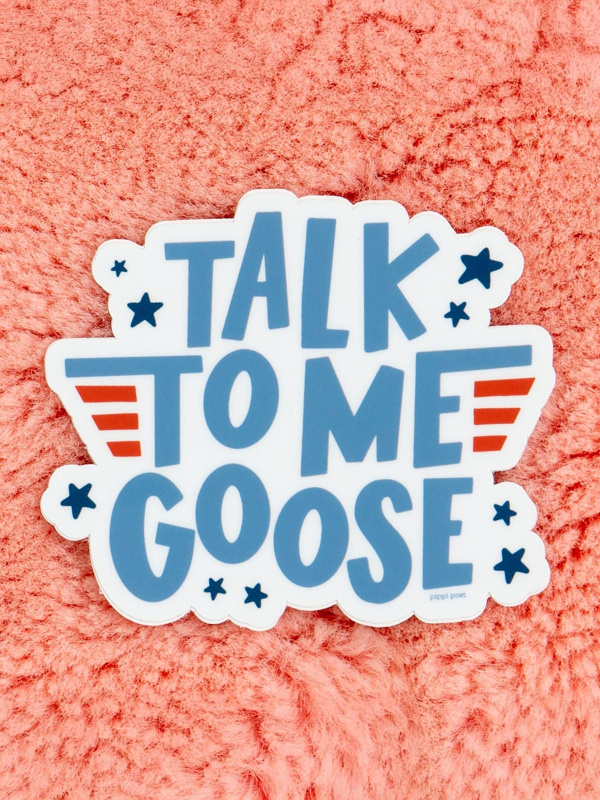 Talk To Me Goose Decal Sticker, 2 of 3
